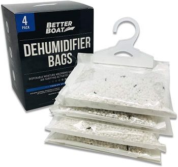 Dehumidifier Moisture Absorber Hanging Bags and Charcoal Deodorizer