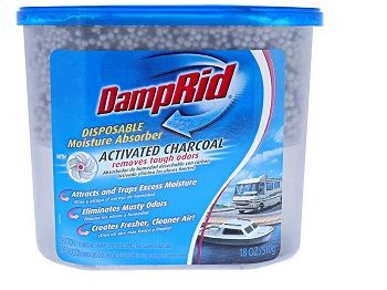 DampRid Fragrance-Free Moisture Absorber with Charcoal